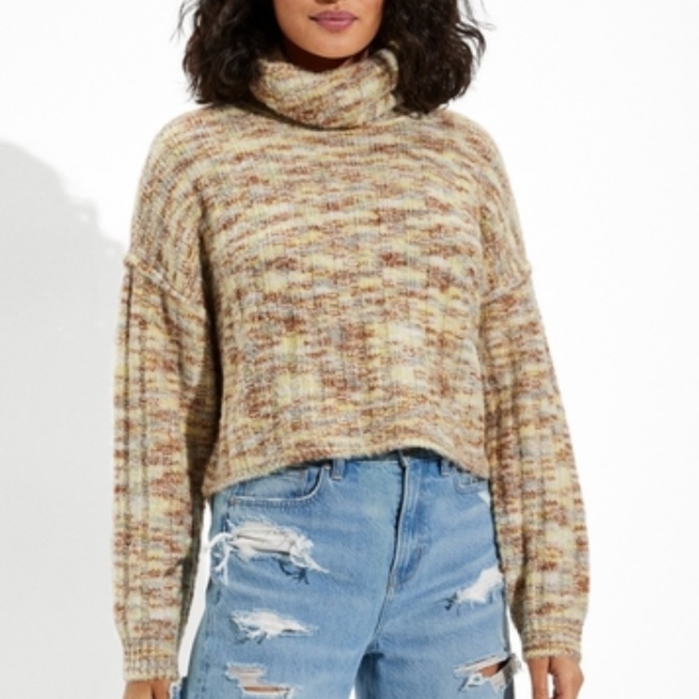 AE boucle turtleneck sweater